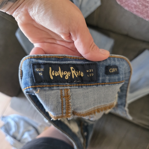 Indigo Rein Women's Light Blue Denim Jeans - Picture 1 of 3